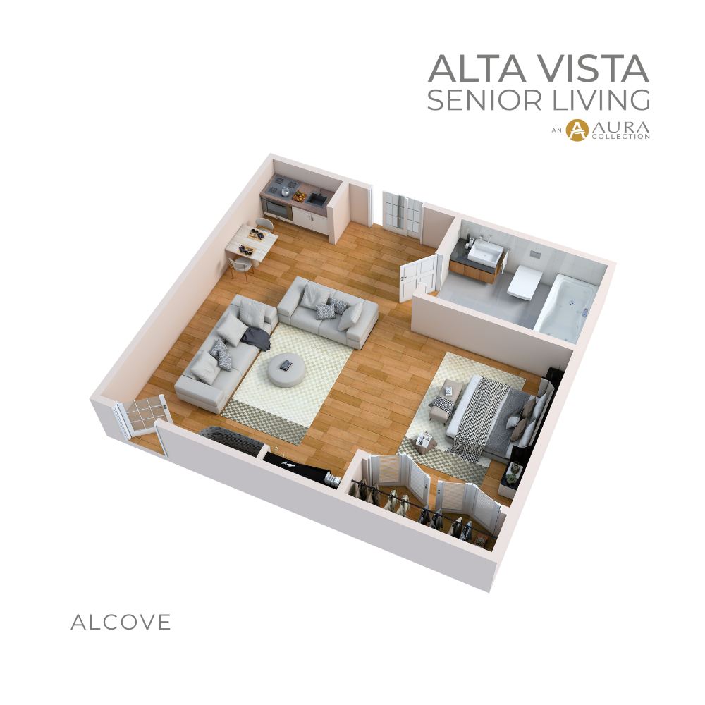 Alta Vista - Alcove - 3D Floor Plan Website